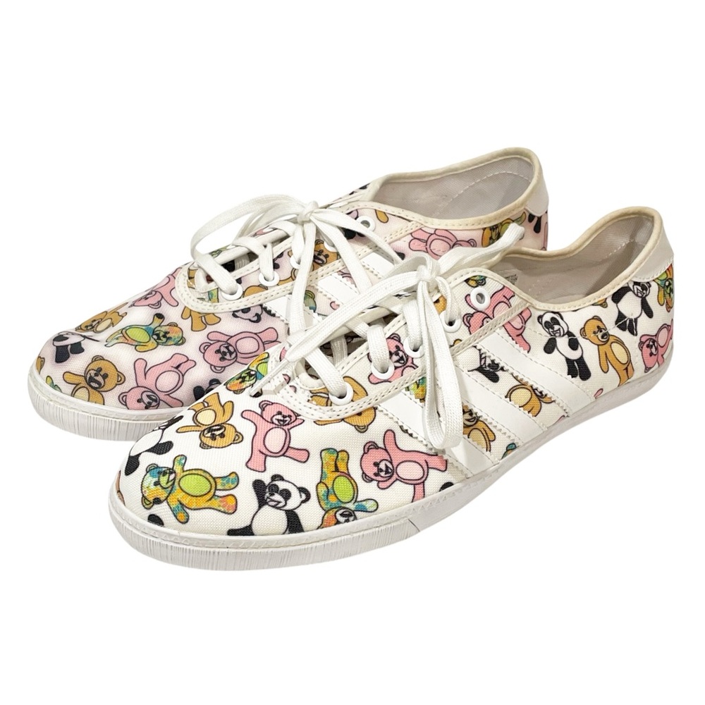 Adidas Js P-Sole Jeremy Scott Bear Print Men’s Size 9.5 White Q23665 Sneaker